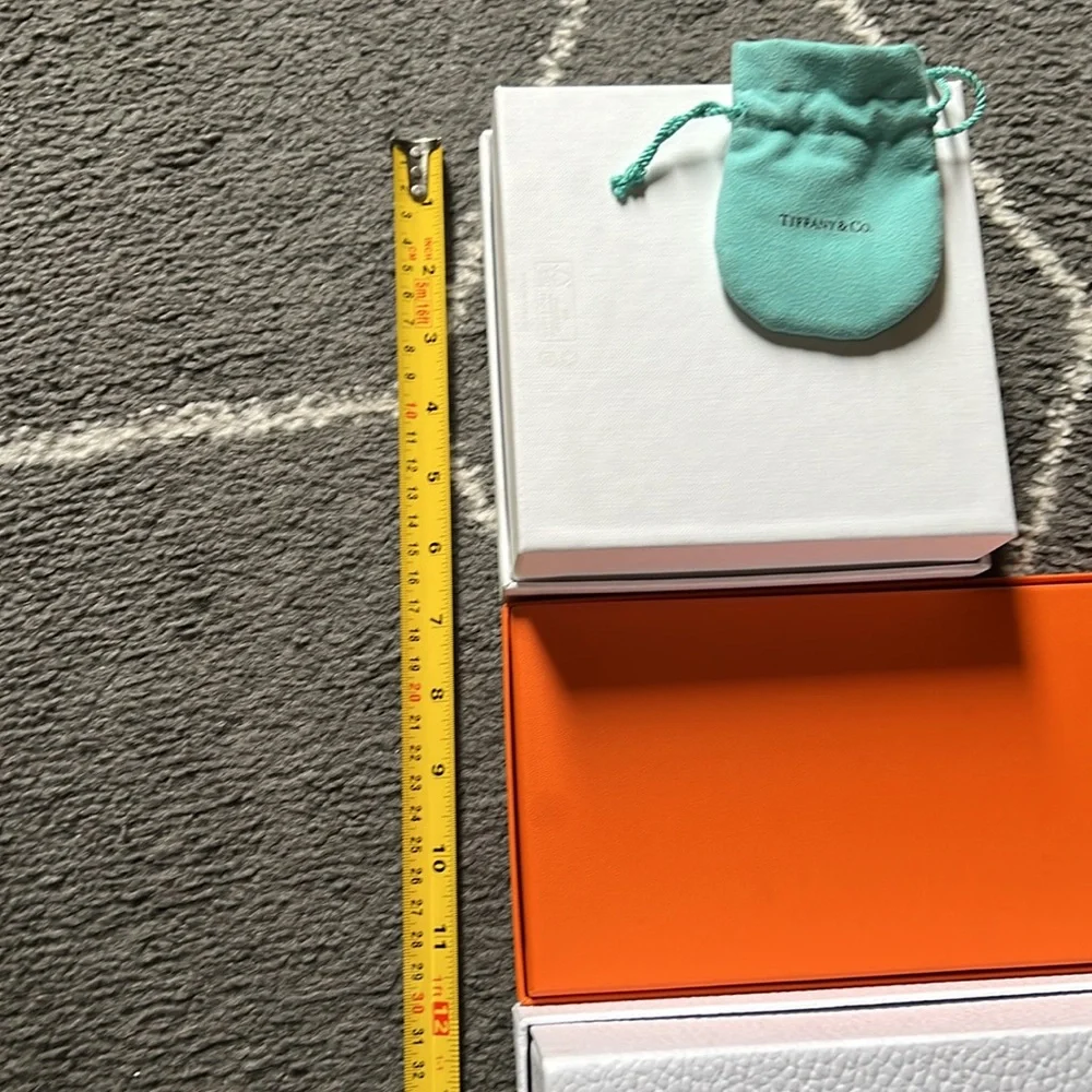 Dior , Hermes , Tiffany, Celine empty boxes set4